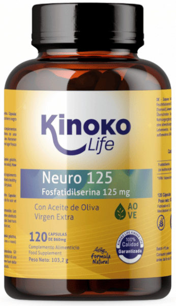 Kinoko Life Oliva Neuro 125 Fosfatildilserina 120 Cápsulas