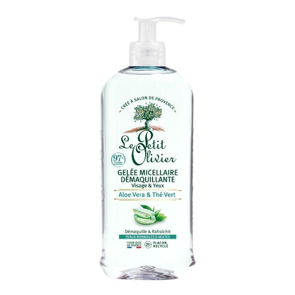 - Gelée Micellaire Démaquillante - Aloe Vera Thé Vert 400ml