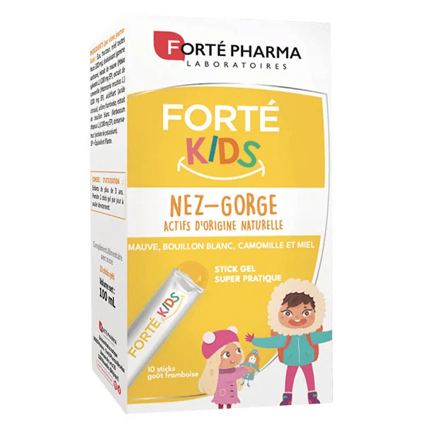 Forté Kids Nez Gorge Camomille Miel Dès 3 ans 10 sticks gel 2