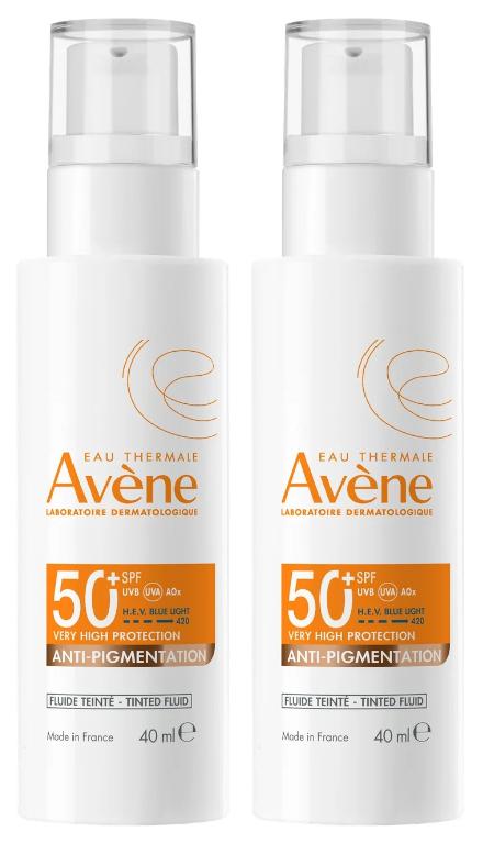 Imagen de Avène Fluido Antimanchas SPF50+ - Protección Solar 2x40 ml ☀️ en OfertitasTOP