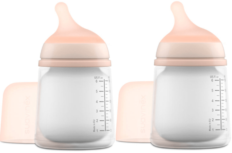 Suavinex Zero Zero Biberón Anticólicos Flujo Lento Fair +0m 2x180 ml