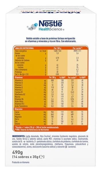 Thumbnail 1 de Meritene Fuerza y Vitalidad Fibra batido 2x14 sobres