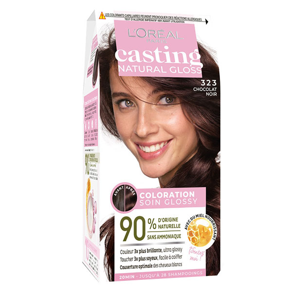 Casting Natural Gloss Coloration 323 Chocolat Noir