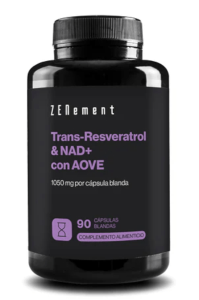 ZENement Trans-Resveratrol & NAD+ con AOVE 90 Cápsulas Blandas