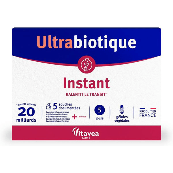 Ultrabiotique Instant - Probiotiques - Ralentit le transit 10 gélules 5