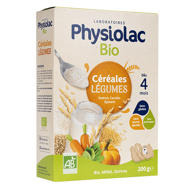 Bio Céréales aux Légumes +4m 200g 4