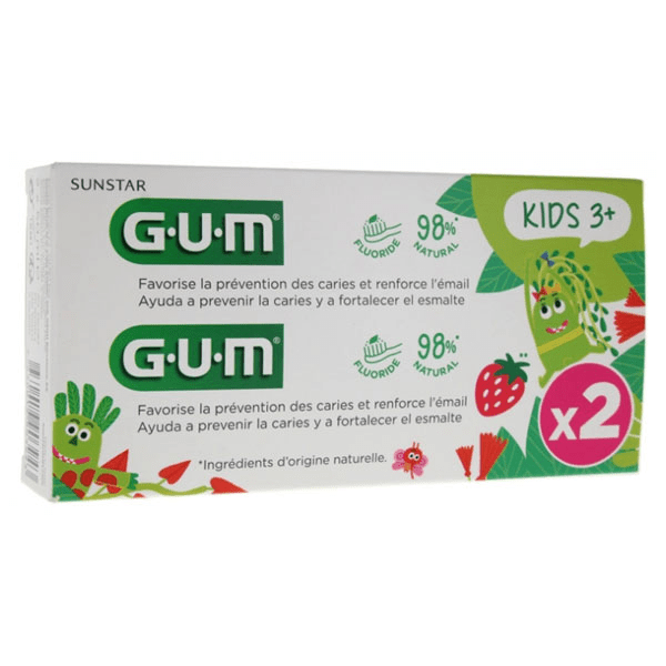 Dentifrice Kids +3ans Lot de 2 x 50ml 5