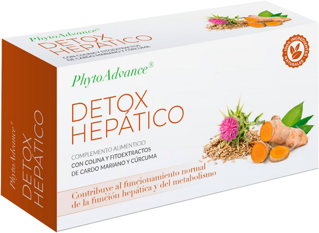 PhytoAdvance Detox Hepático 30 Cápsulas