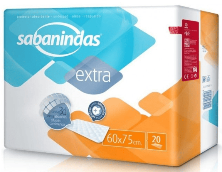 Sabanindas Extra 60x75cm 20 Unidades