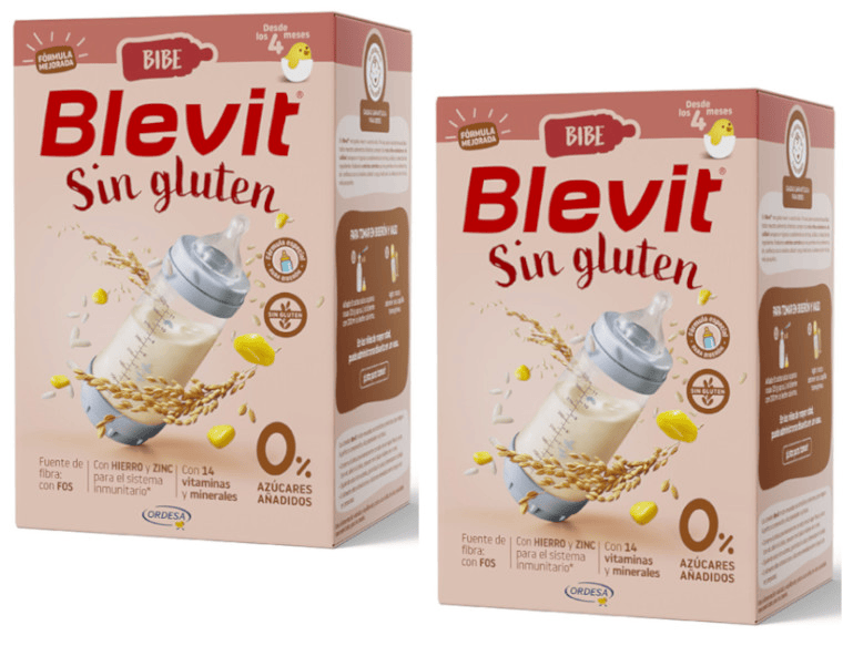 Blevit Bibe Cereales sin Gluten +4m 2x500 gr