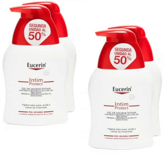 Eucerin pH5 Gel de Higiene Íntima 4x250 ml