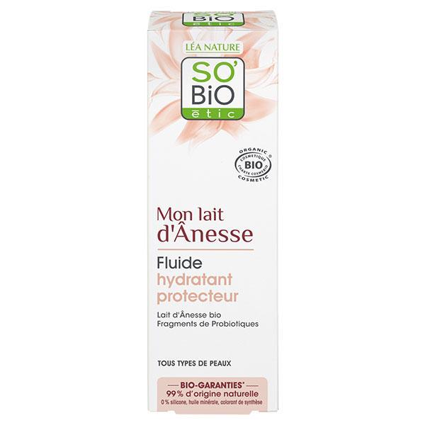 So'Bio Étic Mon Lait d'Ânesse Fluide hydratant protecteur Bio 50ml 2