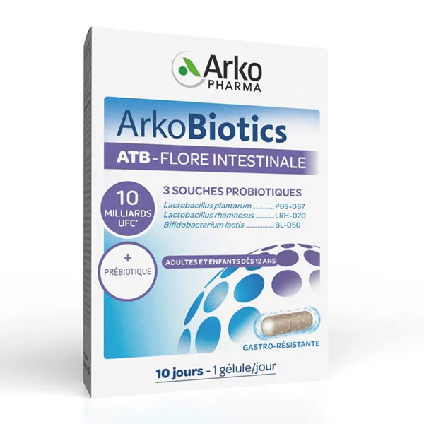 Arkobiotics Supraflor Flore Intestinale 3 souches probiotiques 10 gélules 3