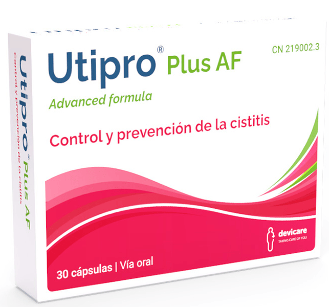 Devicare 3 X Utipro Plus Af (Cistitis) 30 Cápsulas - Imagen 3