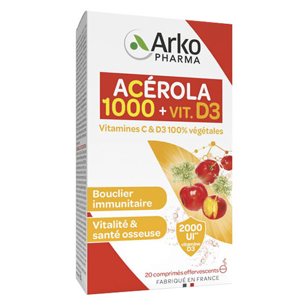 Azinc Naturel Vitamines C + D 20 comprimés effervescents 3