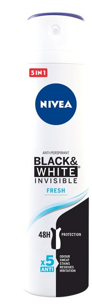 Nivea Desodorante Spray Black & White Invisible Fresh 200ml