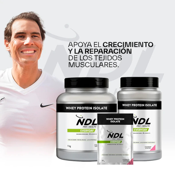 NDL Pro-Health Wey Proteína Isolada Fresa 1 Kg