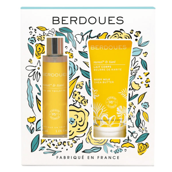 Coffret Monoï et Tiaré Eau de Toilette 30 ml + Lait corps 100 ml