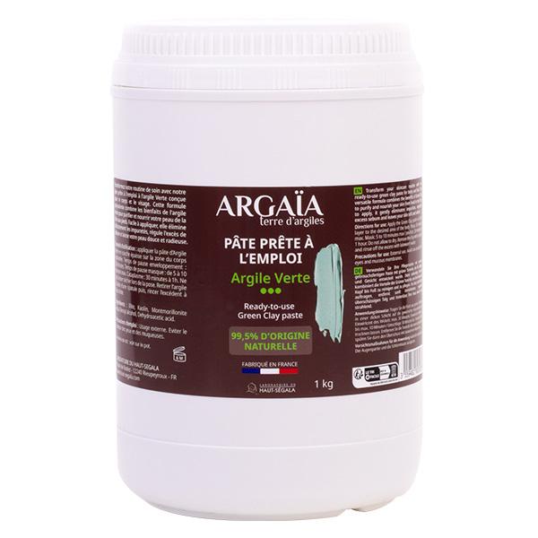 Argaïa Pâte prête à l'emploi argile Verte 1kg 2