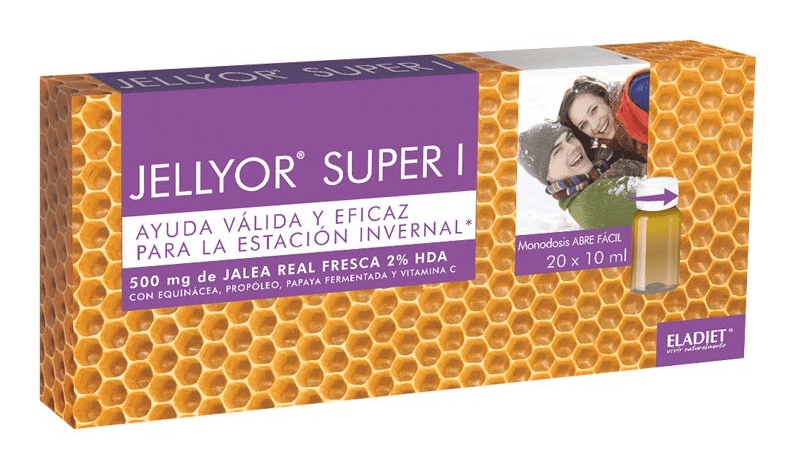 Eladiet Jellyor Jalea Real Super I 20 Monodosis De 10 Ml