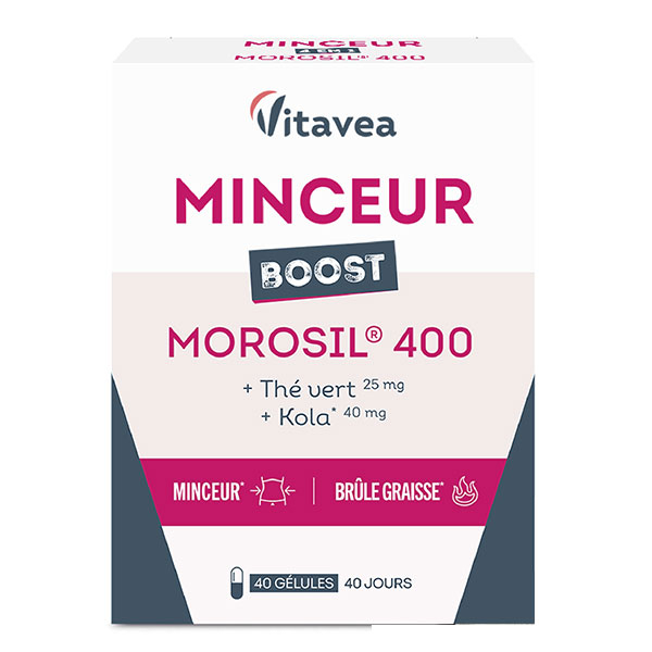 Minceur Boost Morosil 400 Brûle Graisse, Cellulite, Métabolisme 40 gélules