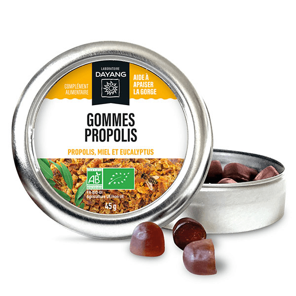 Gommes Propolis Miel Eucalyptus Bio 45g 2