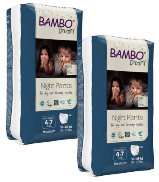 Bambo Dreamy Pants Noche T-M (15-35 Kg) 2x10 uds