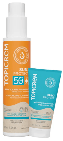 Topicrem Sun Protect Spray Spf50+ 150 Ml + After Sun 50 Ml Pack 2 U - Imagen 2