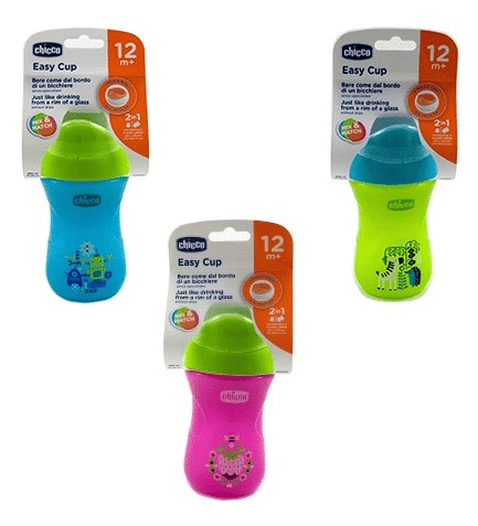 Chicco Vaso Easy Cup Boquilla Rígida +12 m Lila