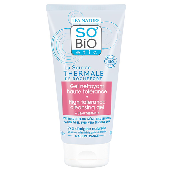 So'Bio Étic Eau Thermale de Rochefort Gel Nettoyant Haute Tolérance Bio 150ml