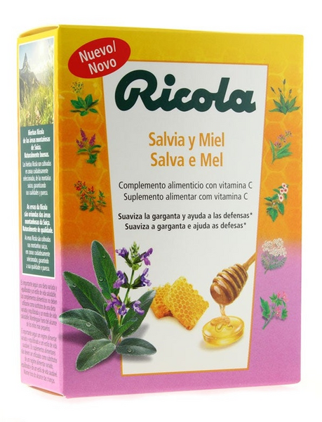 Ricola Defensas Caramelos Salvia-Miel 50gr