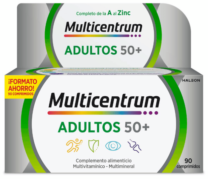 Multicentrum Select 50+ Vitaminas 90 comprimidos