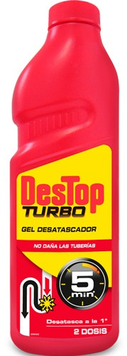 Destop Desatascador Tuberías Turbo 1l