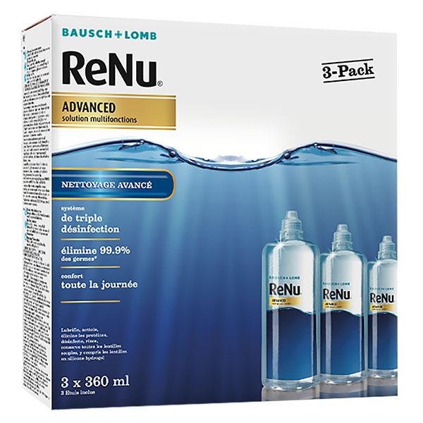 ReNu Advanced 3X360 ml - Solution multifonctions lentilles souples 2