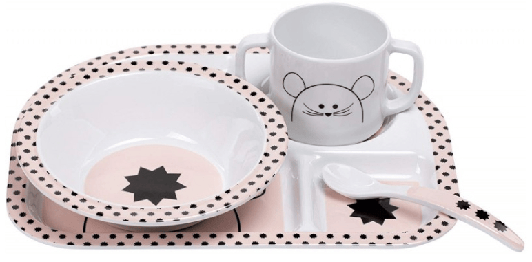 Laessig Vajilla Infantil Little Chums Rosa