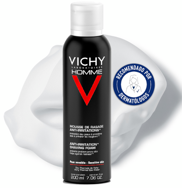 Vichy Homme Sensi Shave Espuma De Afeitar 200ml.