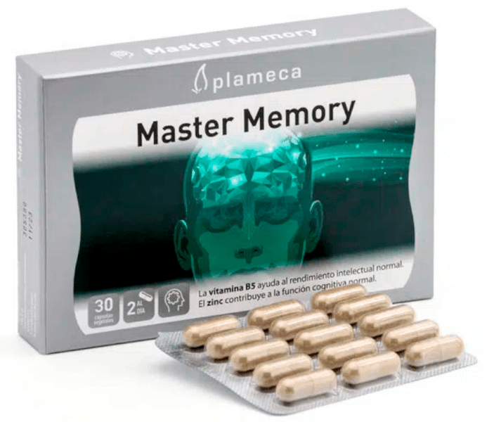 Plameca Master Memory 30 Cápsulas Vegetales