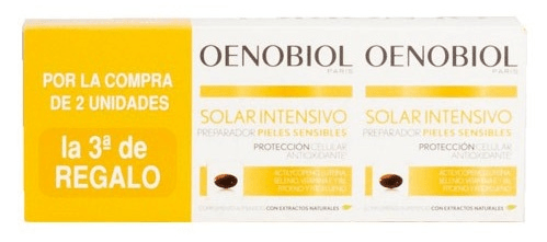 En Oferta Oenobiol Solar Intensivo Nutriproteccion Pieles Claras 3X30 Cápsulas