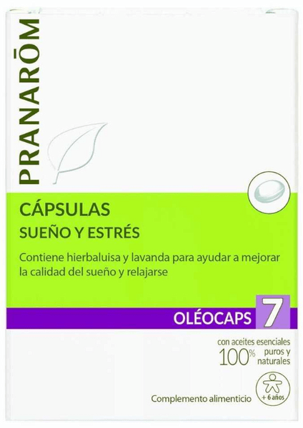 Pranarom Oleocaps Sueño Y Estrés 30 Cápsulas