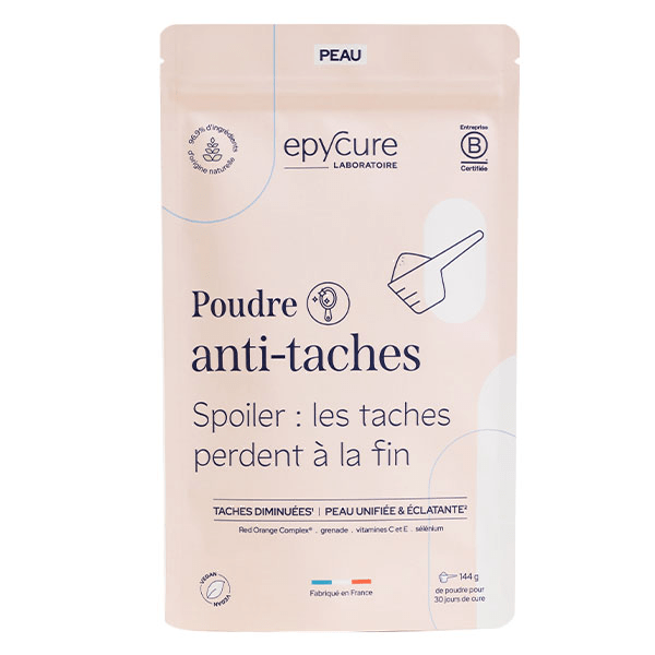peau poudre anti-tâche