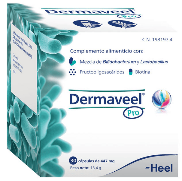 Heel 5 X Dermaveel Pro Cuidado De La Piel 30 Cápsulas - Imagen 4