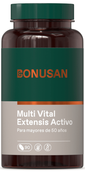 Bonusan 10 X Multi Vital Extensis Activo Multivitamínico +50 90 Comprimidos - Imagen 3