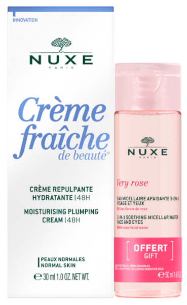 Nuxe Crème Fraîche De Beauté Crema Repulpante 30 Ml + Agua Micelar 50 Ml