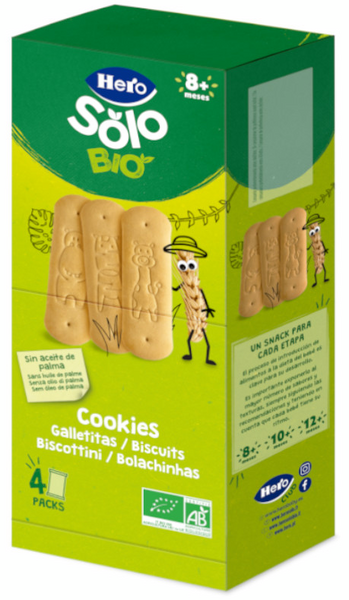 Hero Solo BIO Galletas Ecológicas Sin Aceite De Palma +8m 160 Gr