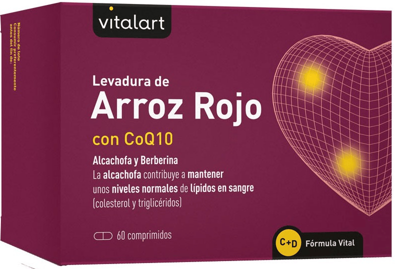 Vitalart Arroz Rojo CoQ10 60 Comprimidos