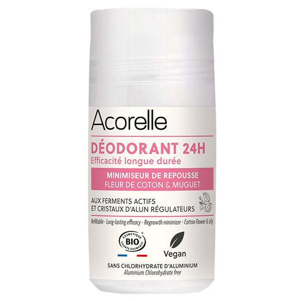 Déodorant roll-on 24h minimiseur de repousse 50ml