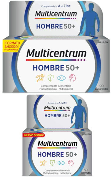 Multicentrum Hombre 50+ 90 Comprimidos + 30 Comprimidos