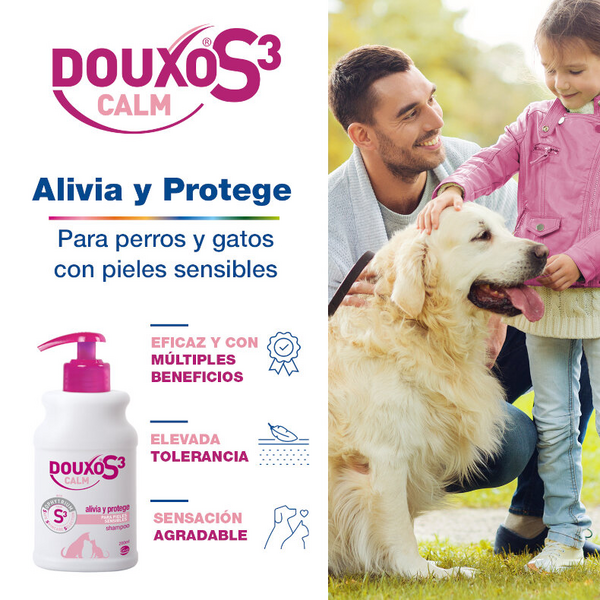 DOUXO S3 Calm Champú Pieles Sensibles Perros Y Gatos 200 Ml