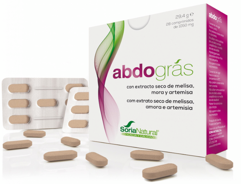 Soria Natural Abdogras 28 Comprimidos De 1050mg