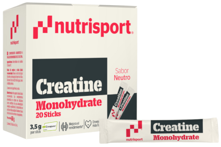 Nutrisport Creatina Monohidratada Sabor Neutro 20 Sticks